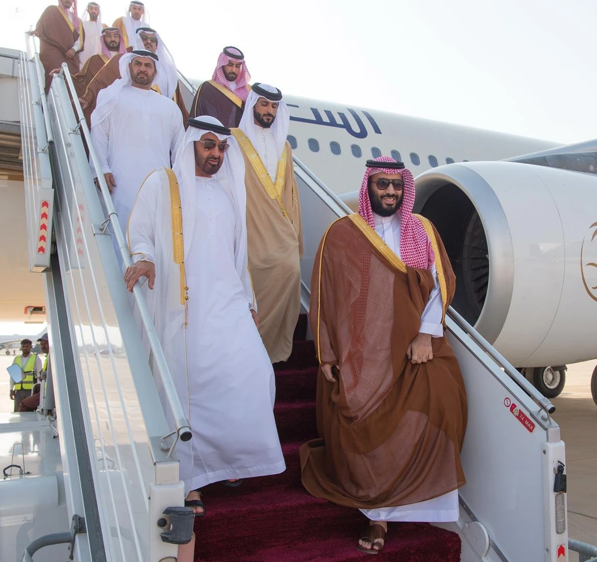 Saudi Arabia’s Crown Prince Mohammed bin Salman arrived in Taif on Saturday. (SPA)