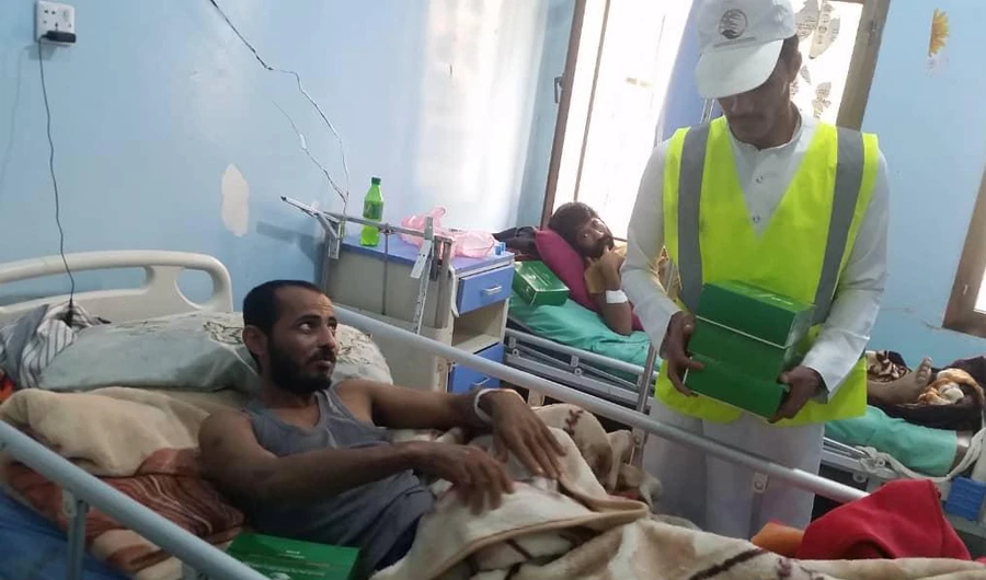KSrelief carries out vital humanitarian work in Yemen. (SPA/File)