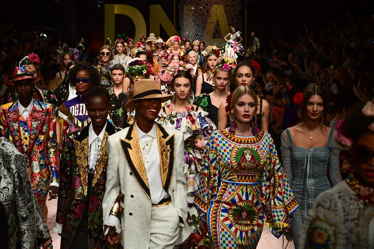 Royal runway: Bahrain's Dana Al-Khalifa walks for D&G