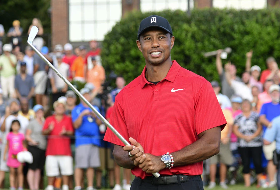 Tearful Tiger Woods breaks duck in emotional scenes at Tour Championship