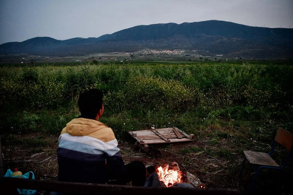 It was the first time that police found weapons with migrants who have been passing through the Balkan country. (File/AFP)