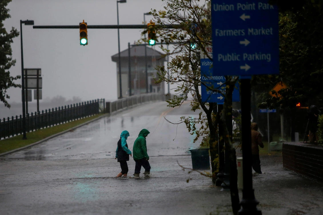 After the hurricane comes the deluge on South Carolina coast