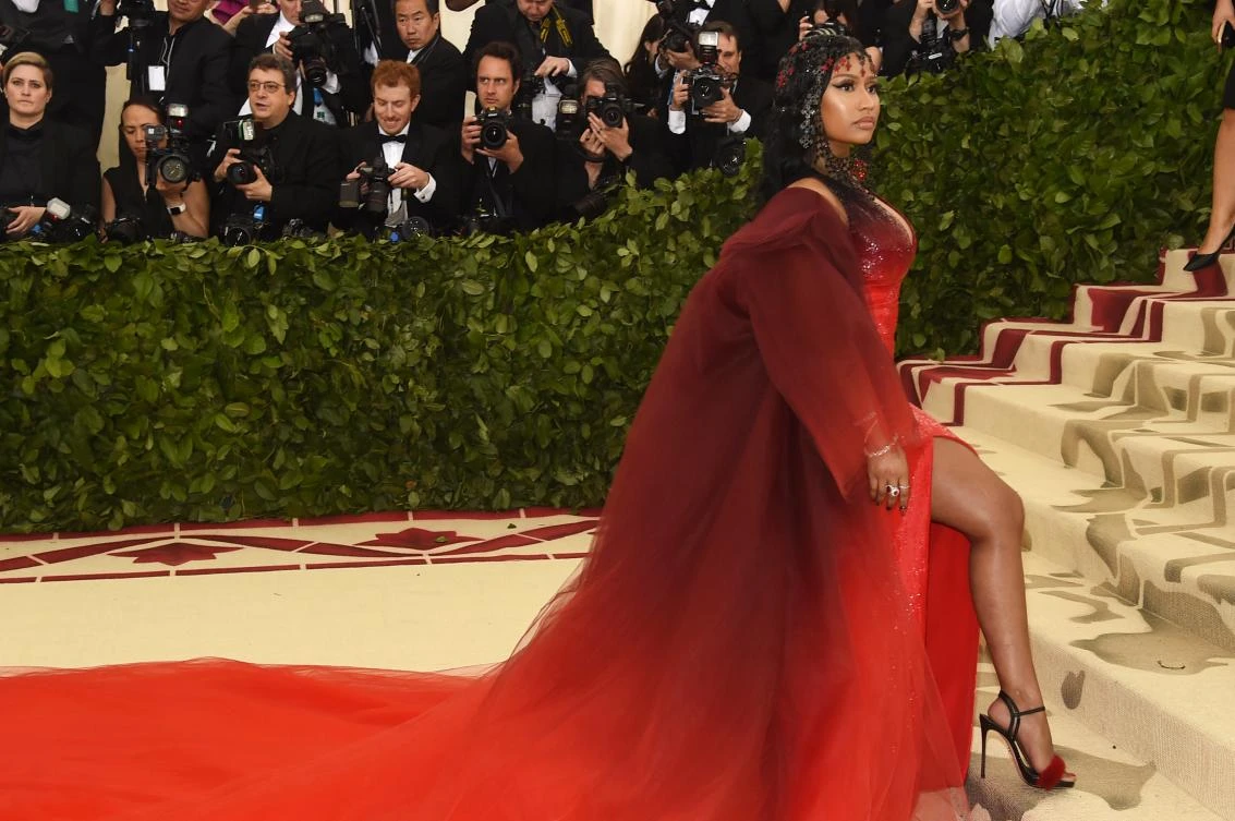 Nicki Minaj shows off her quad biking skills in the UAE