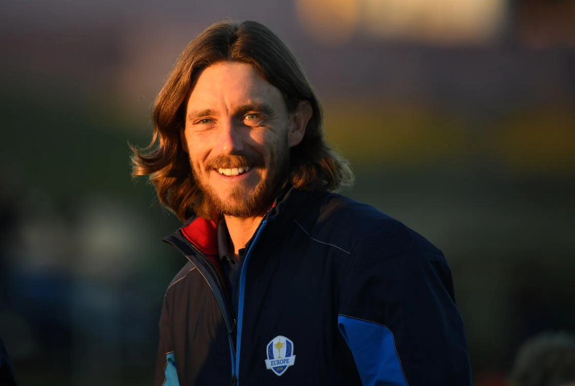 Tommy Fleetwood has become a good friend of Manchester boss Pep Guardiola. (AFP)