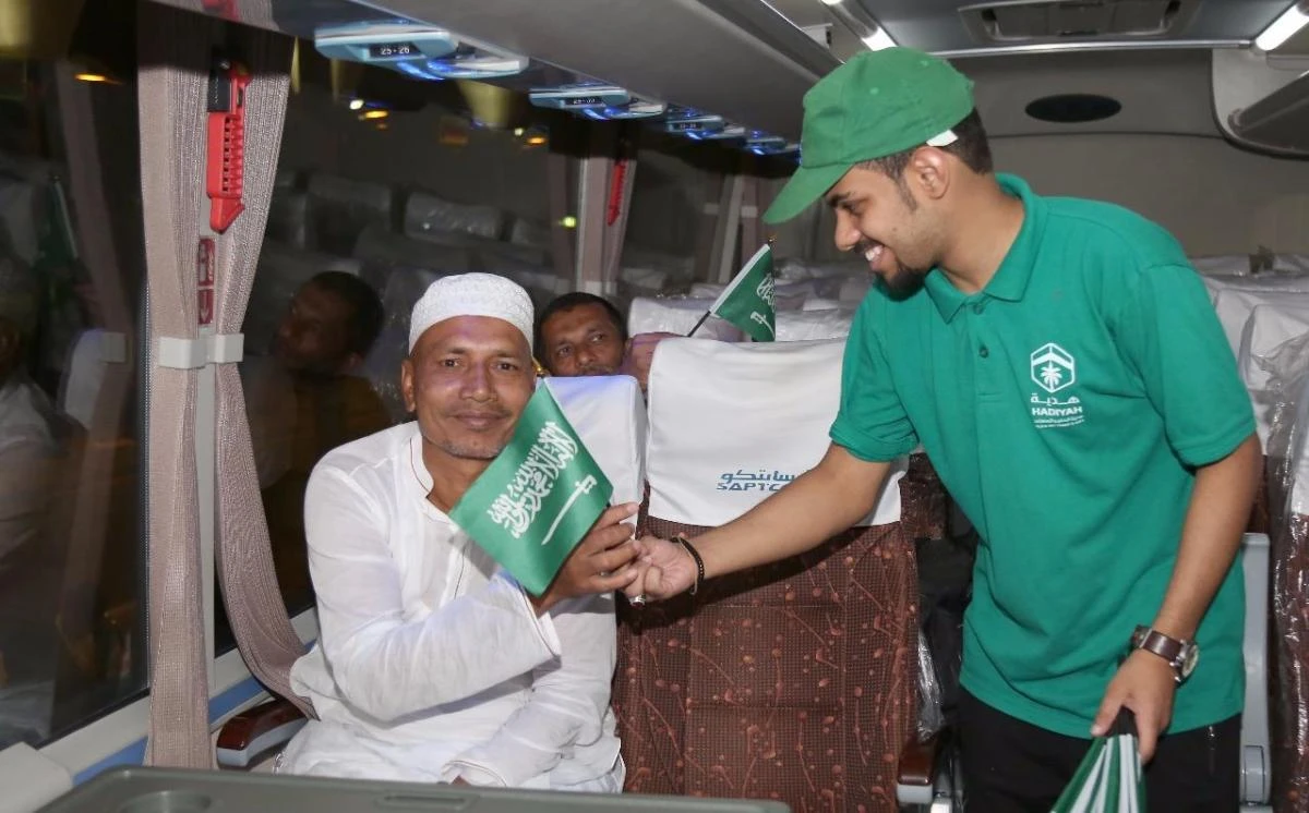 Pilgrims from all nationalities took part in the celebrations to mark the 88th Saudi National Day. (Supplied)