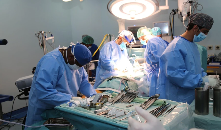 The nucleus of this medical team are Saudi citizens who are proud of the international medical status that Saudi doctors have reached in fields such as heart surgery.