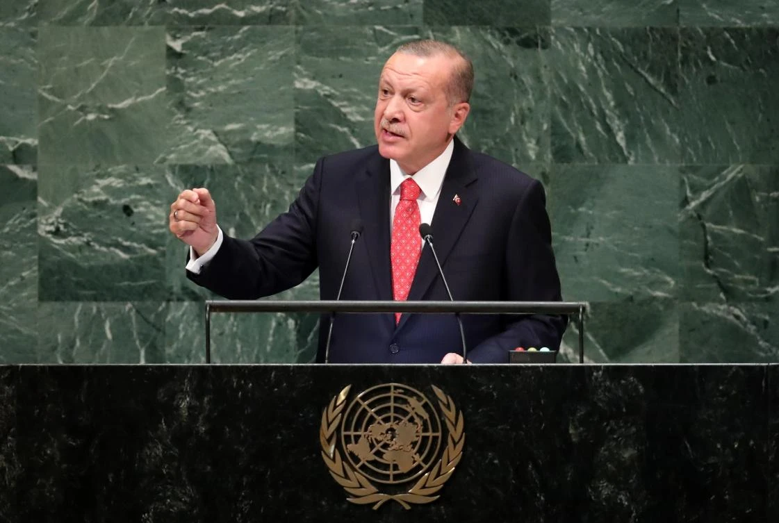 Turkish President Tayyip Erdogan also said that ‘Turkey will overcome these challenges with its own resources’ after its currency has lost 40 percent against the dollar this year. (Reuters)