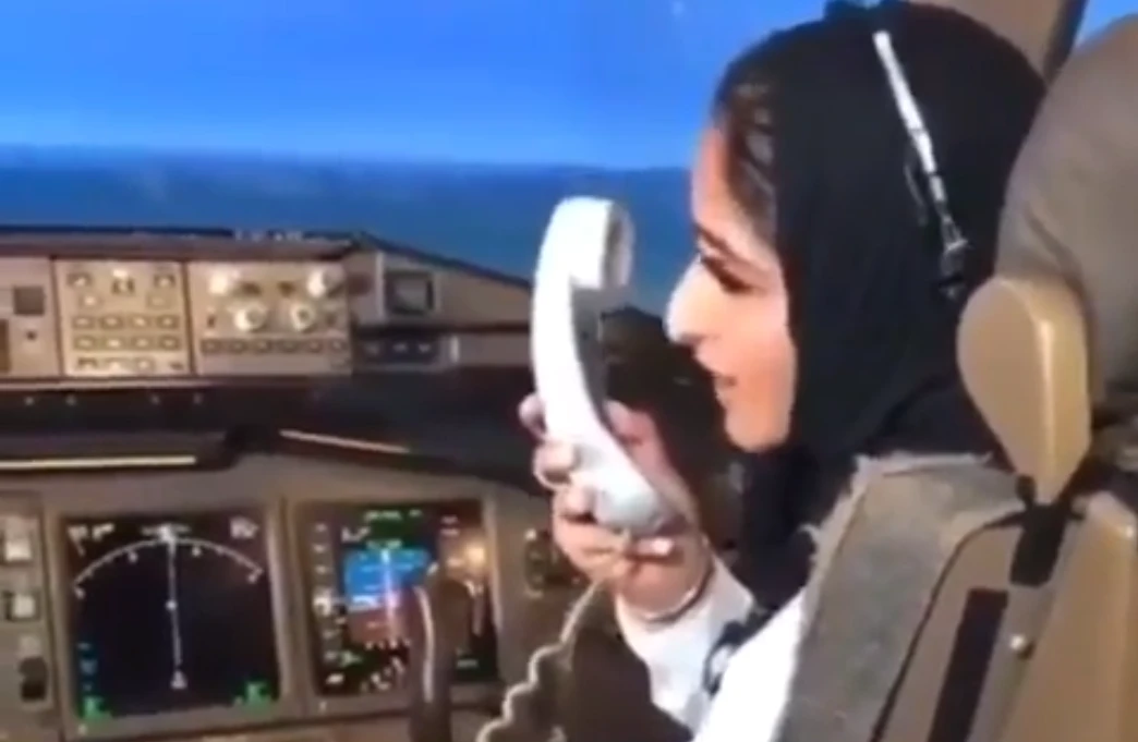 Video of Dubai ruling family’s only female pilot flying Emirates plane goes viral