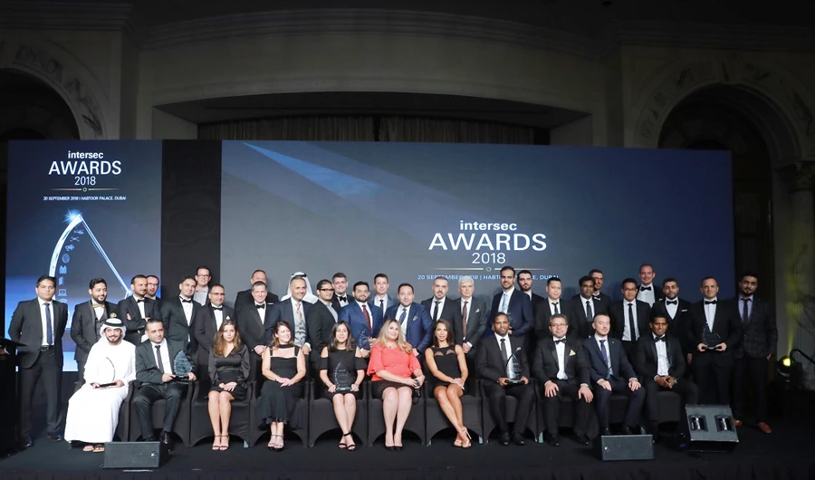 The winners of the inaugural Intersec Awards at the function in Dubai. (Image Supplied)