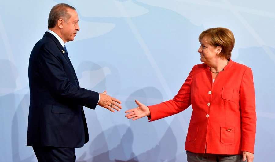 Relations between the two NATO countries plummeted after Turkish authorities arrested tens of thousands of people in a mass purge over the attempted putsch against Erdogan. (AFP)