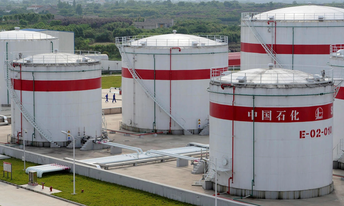 Traders are worried oil storage tanks are about to empty on reduced Iranian supplies. (Reuters)