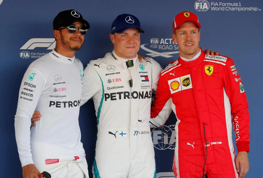 Valtteri Bottas takes pole over Lewis Hamilton at Russian Grand Prix