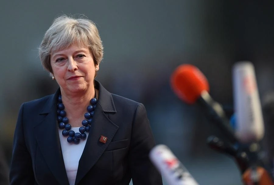 May’s already fragile leadership was put under further pressure this month when the EU rejected parts of the so-called Chequers plan. (File/AFP)