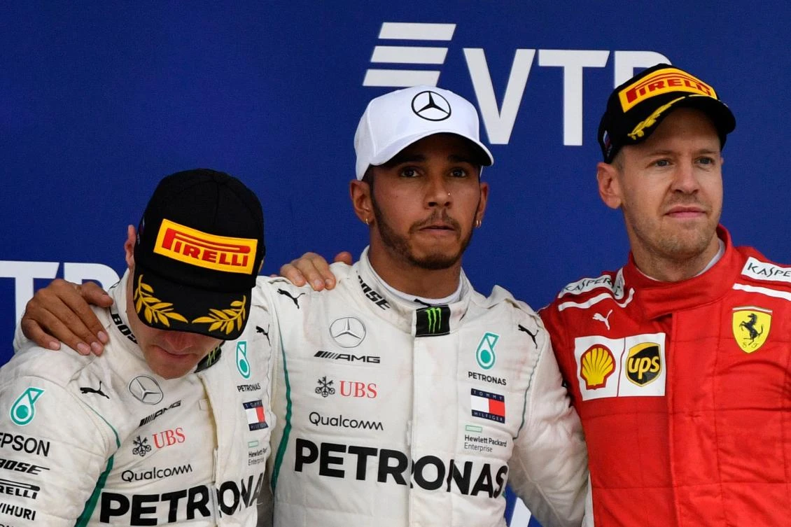 Lewis Hamilton wins Russian Grand Prix to extend lead in title race