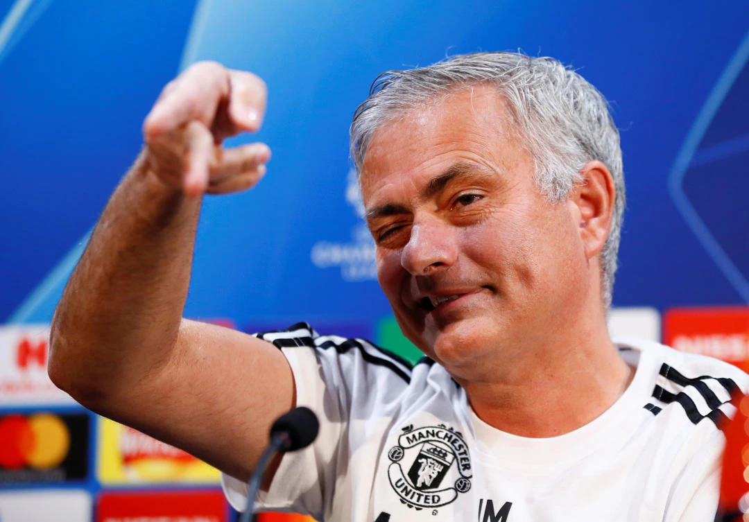 The Manchester United boss was in a chirpy mood ahead of the side's Champions League clash against Valencia. (AFP)