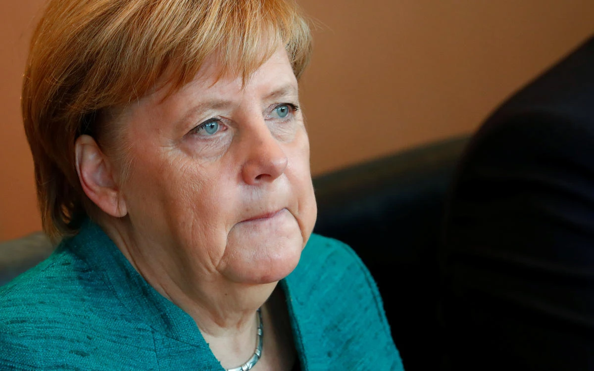 German Chancellor Angela Merkel arrives for the weekly cabinet meeting at the Chancellery in Berlin, Germany, October 2, 2018. (Reuters)