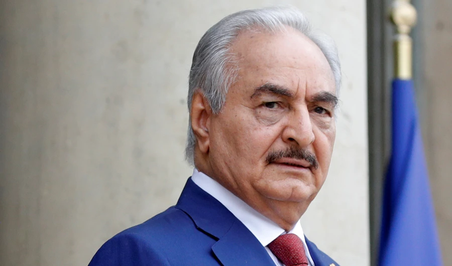 Haftar is a dominant figure in the east where his Libyan National Army (LNA) last year seized the second-largest city of Benghazi. (Reuters)
