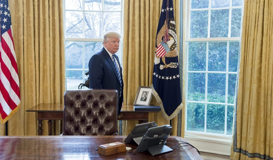 Trump has stated on numerous occasions that he received little help from his father in building his fortune. (AFP)