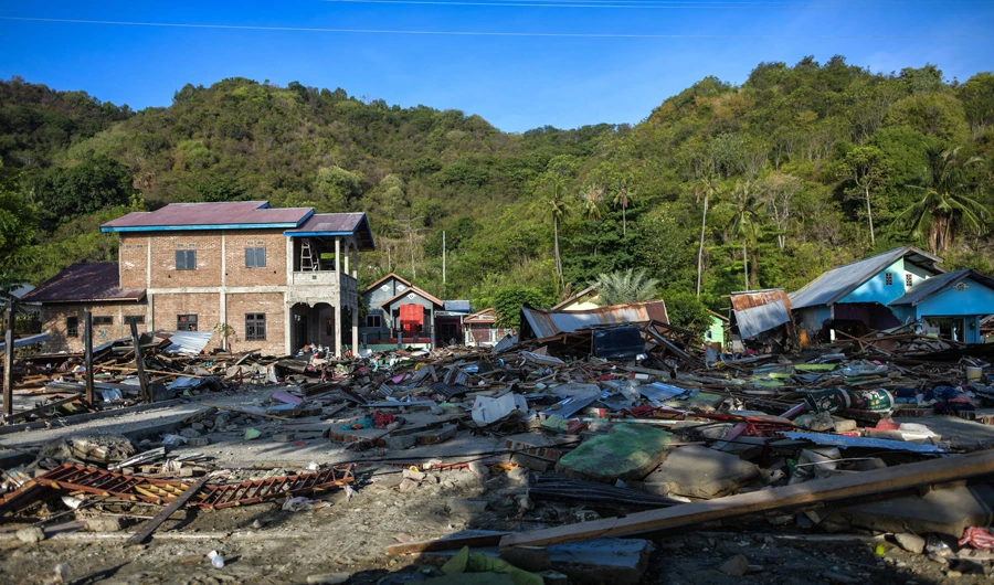 Disaster undoes hard-won progress for Indonesian port city
