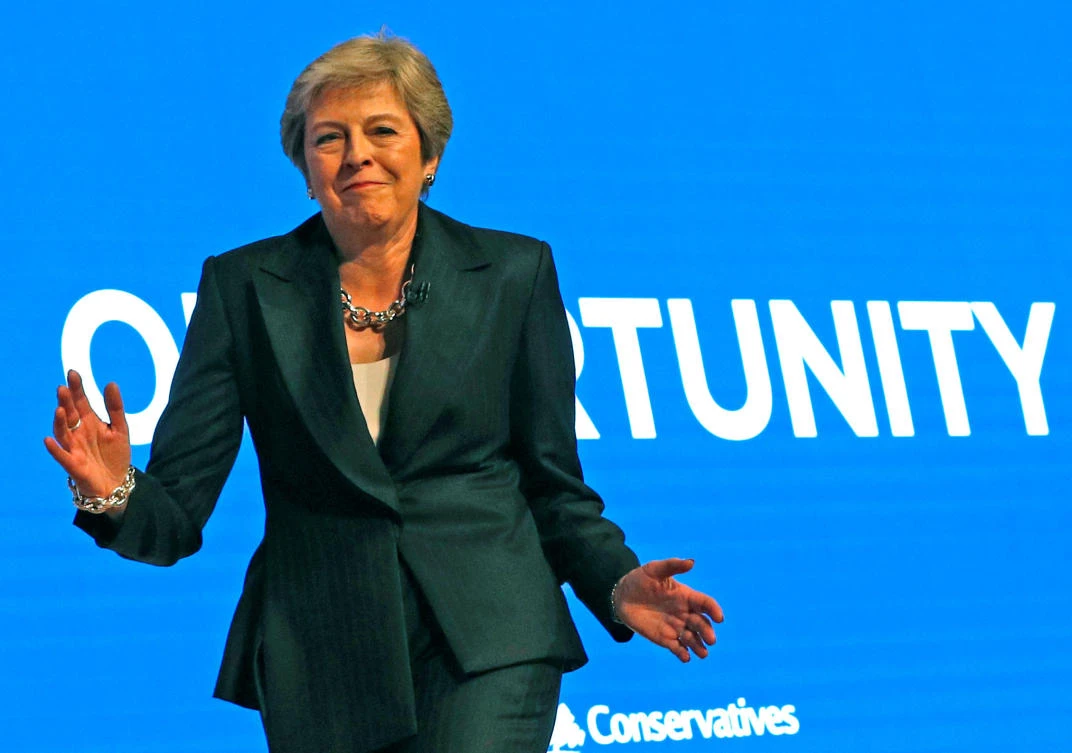 British PM Theresa May calls for Conservatives to unite on Brexit