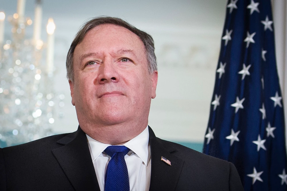 US Secretary of State Mike Pompeo blamed Iran on Wednesday for threats to American missions in Iraq and said the United States was terminating a treaty of amity with Tehran. (AFP)