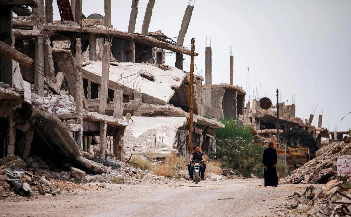Turkey will not leave Syria until the Syrian people hold an election, Turkish President Tayyip Erdogan said on Thursday. (AFP)