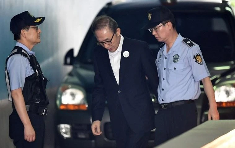 South Korea ex-president Lee Myung-bak jailed for 15 years over corruption