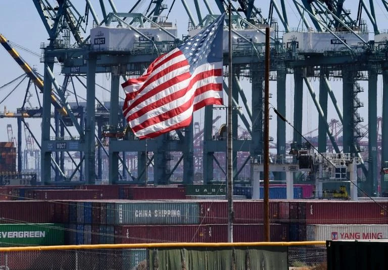 The politically sensitive goods trade deficit with China surged 4.7 percent to a record high of $38.6 billion. (AFP)
