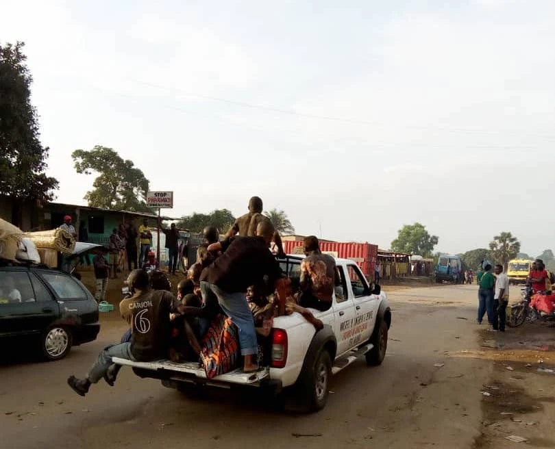 Dozens of people have been killed while 100 others burnt beyond recognition, after an oil tanker collided with a vehicle on an arterial highway in the west of DR Congo. (Social media)