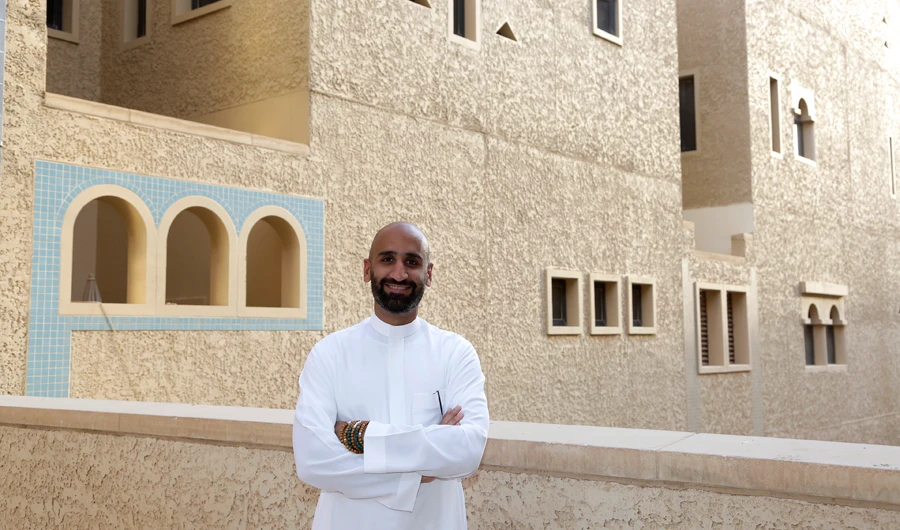 Albara Saimaldahar, an architect, is very excited about the rapid development of the art and culture scene in the Kingdom. (AN photo)