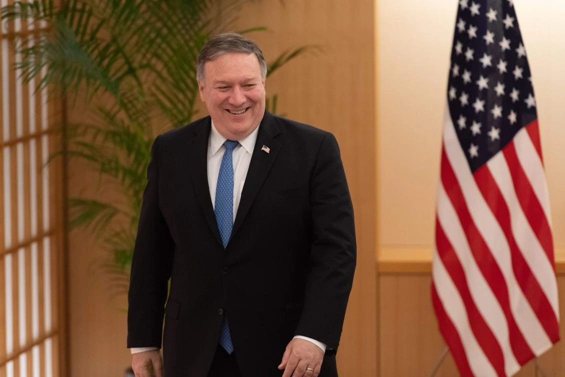 US State Secretary Mike Pompeo leaves Tokyo for Pyongyang for further denuclearization talks. (File/AFP)
