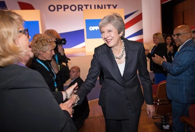 UK PM Theresa May seeks support from British voters to finally secure a Brexit deal. (AFP)
