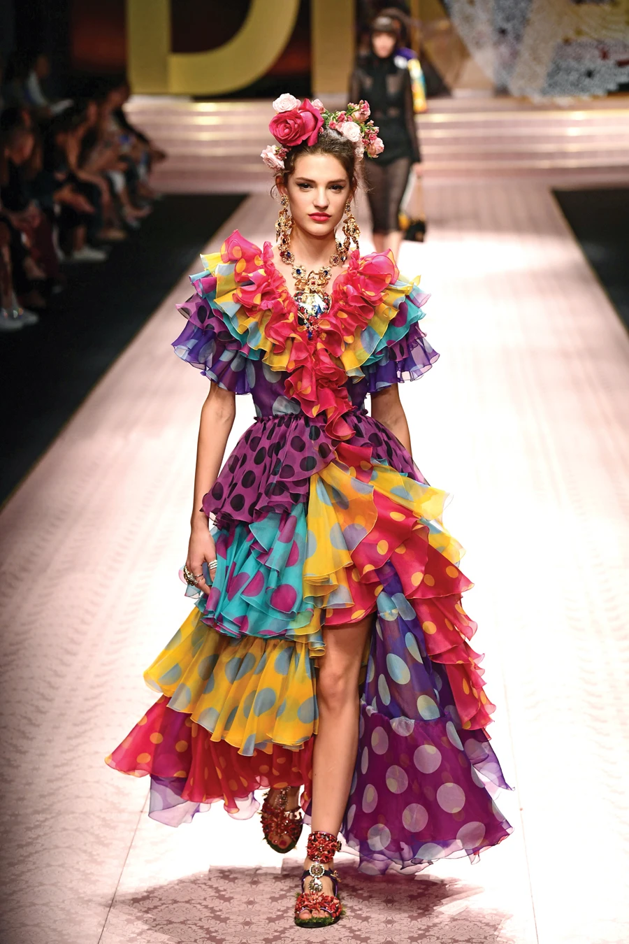 Dolce & Gabbana recently showcased its latest collection at Milan Fashion Week. (AFP)