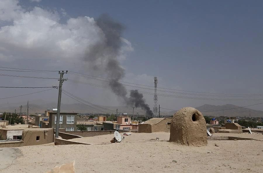 12 members of Afghan Security personnel were killed during a Taliban attack. (File/AFP)