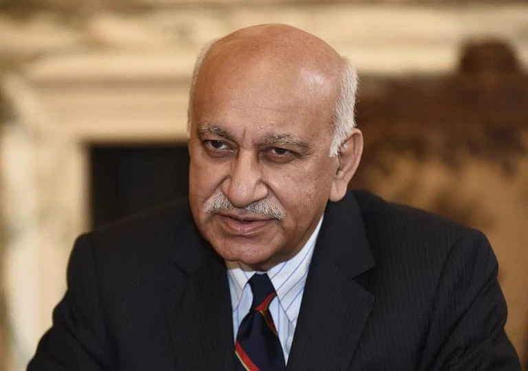 M.J. Akbar, who was a well-known veteran editor, was accused of making sexual advances against women when they were starting out in the media. (AFP)