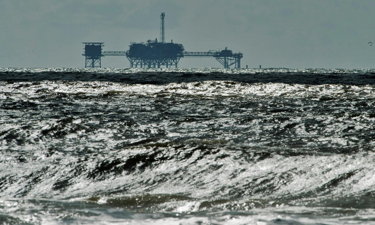 Nearly 40 percent of daily crude oil production was lost from offshore Gulf of Mexico wells on Tuesday because of platform evacuations and shut-ins ahead of Hurricane Michael. (Reuters)