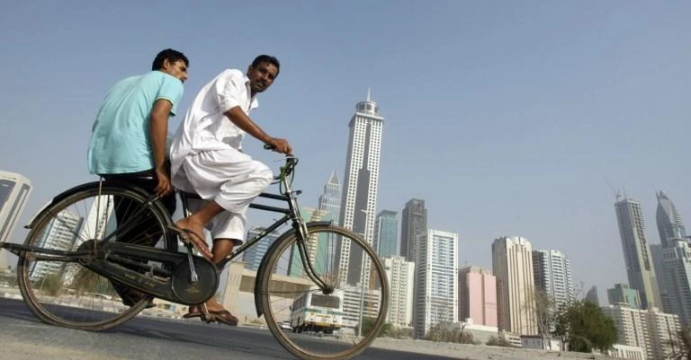 Gulf Cooperation Council countries have been largely dependent on expatriate labor. (AFP)