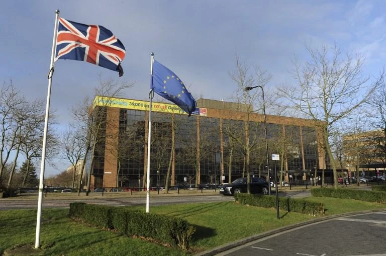 Britain’s Brexit-facing economy ground to a shuddering halt in August, hit by weaker hotel activity. Above, a hotel in Milton Keynes outside London. (AFP)