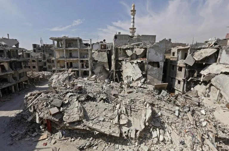 Syria’s civil war has killed close to 365,000 people since 2011 and has caused massive destruction. (AFP)