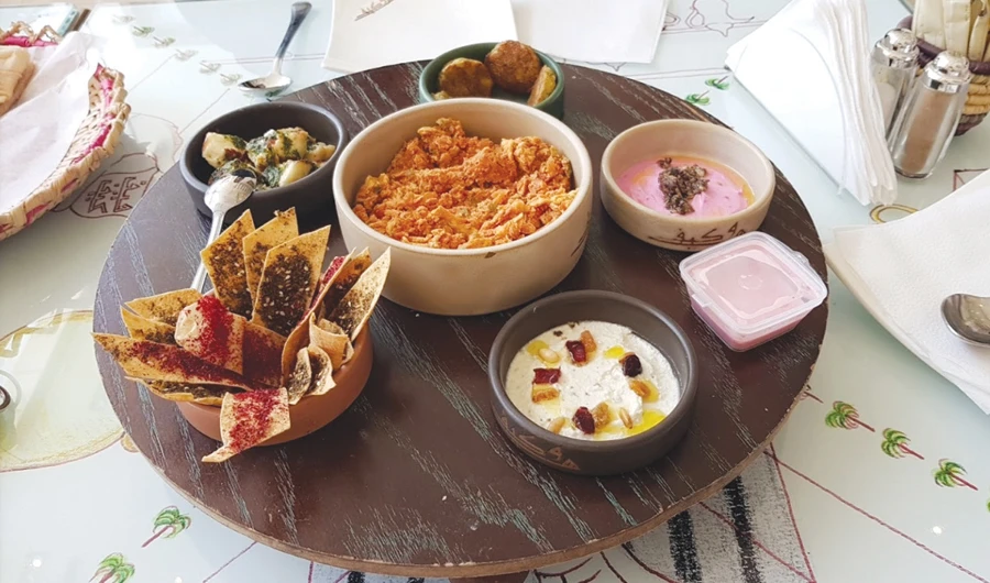 Haif and Kaif’s menu features many popular Saudi breakfast options and desserts.