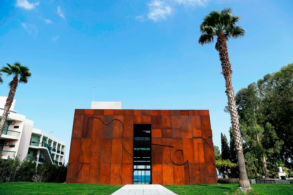 Modern art, antiques on show at Lebanon cube museum