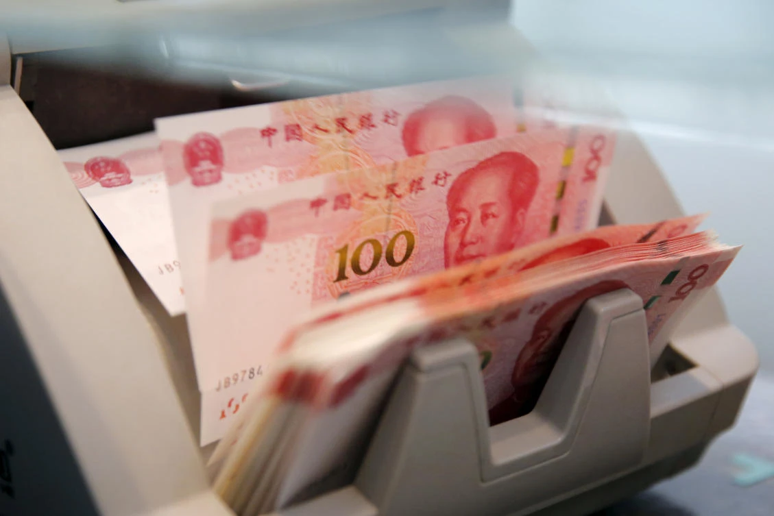 China’s currency, the yuan, is down about 10 percent since the first salvos were fired in the trade war in March. (Reuters)