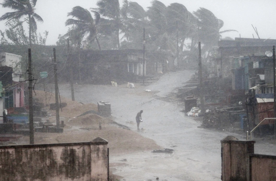 Twelve people were feared dead in a cyclone shelter swamped by a landslide caused by heavy rains Friday in Orissa’s Gajapati district, a day after Cyclone Titli hit the state, officials said Saturday. (AP/File)