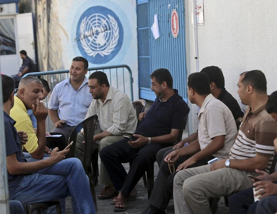 Canada pledged $38 million, which will be spread over two years, for the United Nations Relief and Works Agency, headquartered in Gaza. (AFP)