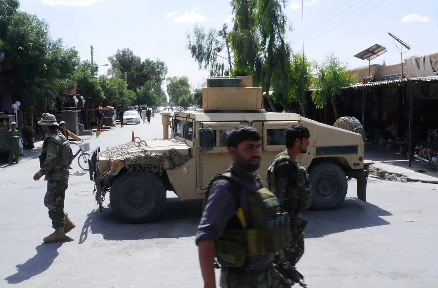 17 Afghan soldiers were killed and 11 others were abducted by the Taliban in the western Farah province. (AFP)
