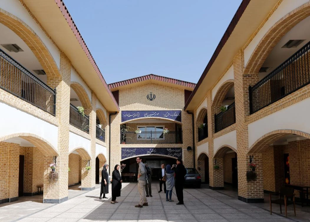 The new outreach center in Tehran caters to hundred of families and Afghan refugees. (AFP)