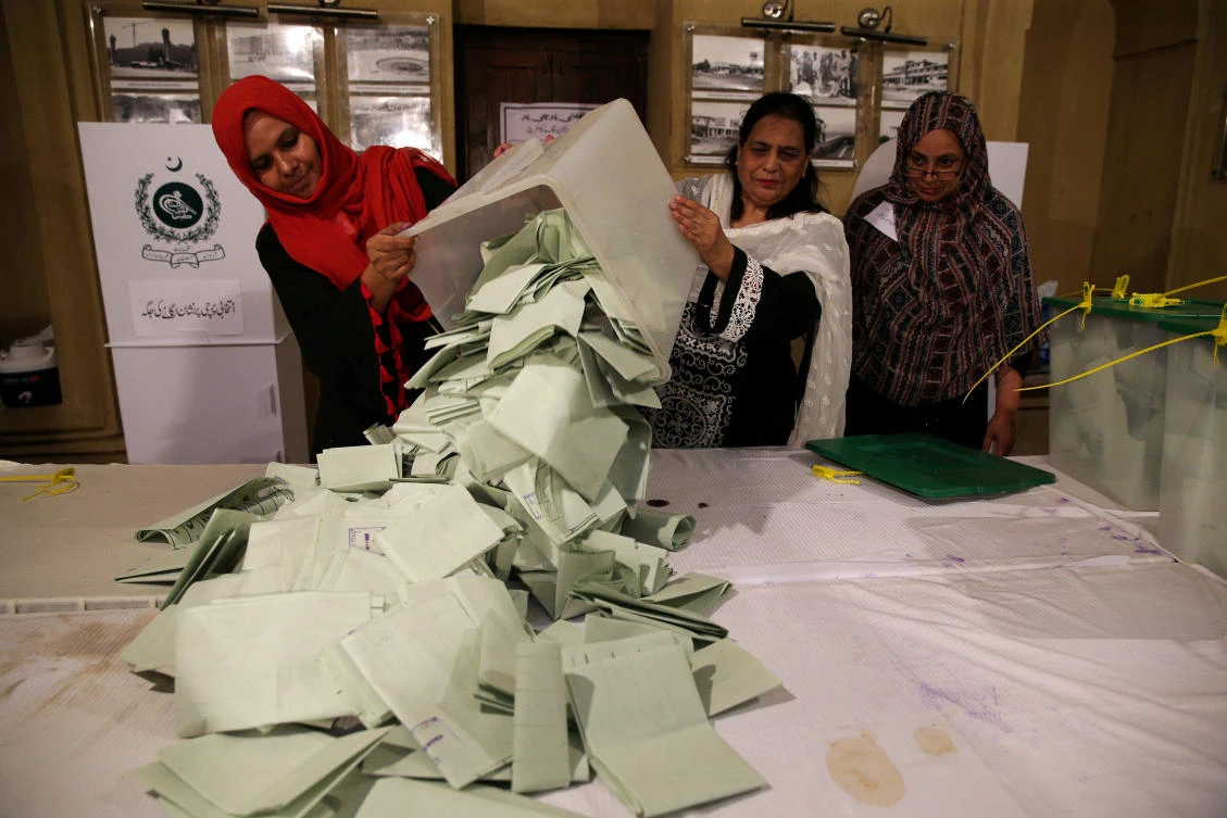 Pakistani PM’s party wins less seats than expected in vote