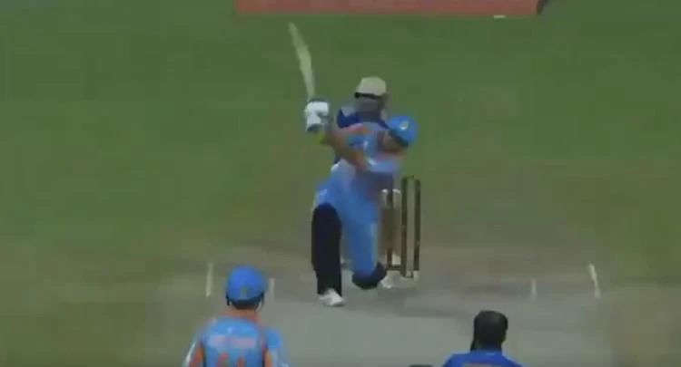 Afghanistan’s Hazratullah Zazai has become only the third batsmen in Twenty20 history to hit six sixes in an over. (Screenshot: ICC)