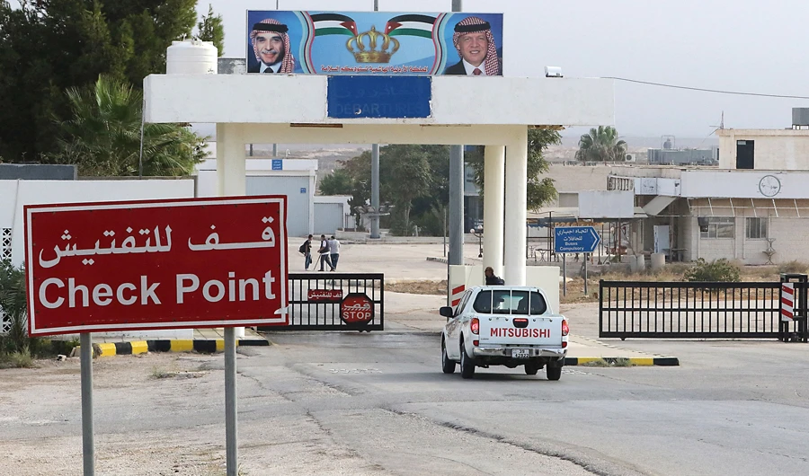 The main border crossing between Jordan and war-torn Syria reopened on October 15. (AFP)