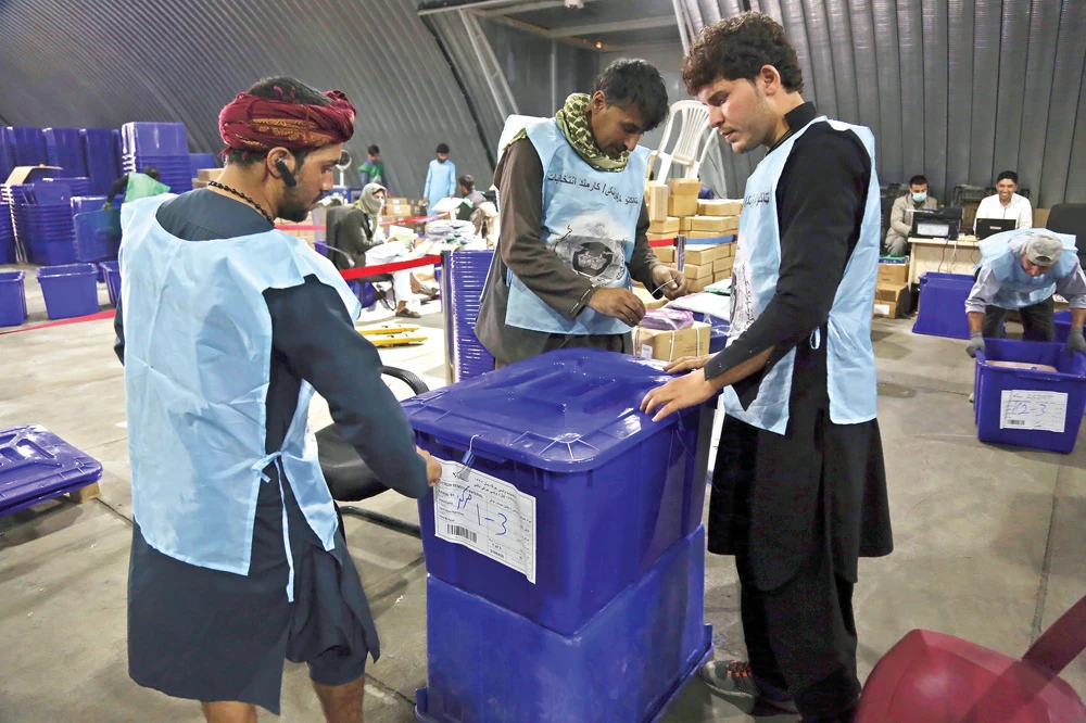 Over 50,000 Afghan troops deployed to secure election